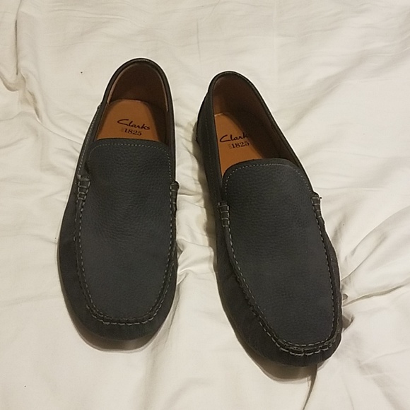 clarks suede boat shoes